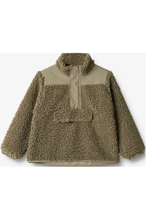 WHEAT Pile Anorak Ruko Outerwear Fleece Outerwear Fleece Jackets Green