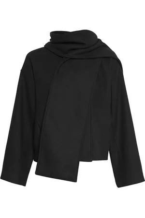 MSCH Mschsyden Scarf Jacket Uldjakke Jakke Black