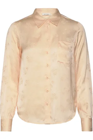 American Vintage Gitaka Tops Shirts Long-sleeved Yellow