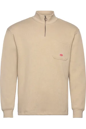 Armor.lux Zip Up Sweatshirt Héritage Tops Sweatshirts & Hoodies Sweatshirts Beige