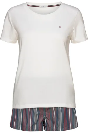 Tommy Hilfiger Woven Ss Pj Short Set Pyjamas Nattøj Multi/patterned
