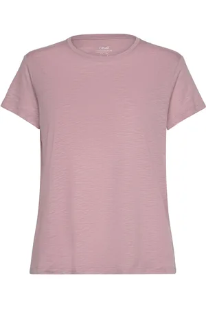 Casall Soft Texture Tee Sport T-shirts & Tops Short-sleeved Pink