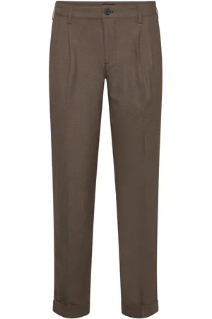 Clean Cut Lyon Xo Luca Pleat Pants Bottoms Trousers Casual Brown