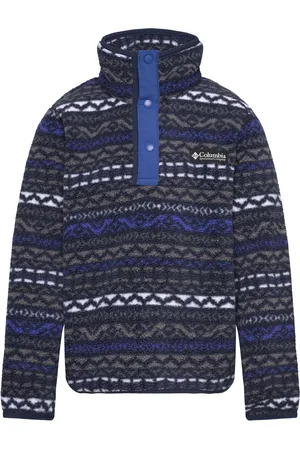 Columbia Helvetia Ii Printed Half Snap Fleece Outerwear Fleece Outerwear Fleece Jackets Multi/patterned