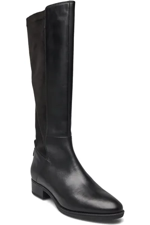 Geox D Felicity D Lange Støvler Black