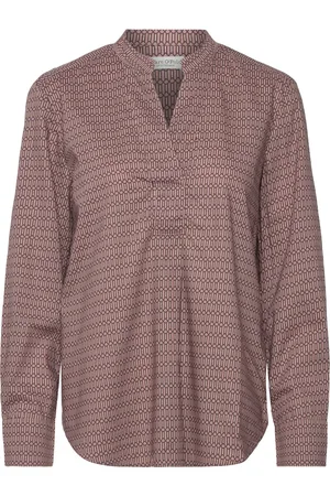 Marc O’ Polo Shirts/Blouses Long Sleeve Tops Shirts Long-sleeved Brown
