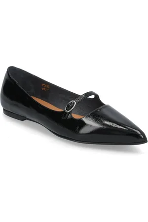 Jonak 264-Dijon Cuir Brillant Ballerinasko Ballerinaer Black