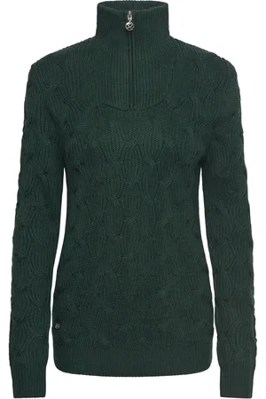 Daily Sports Ermont Ls Pullover Unlined Sport Sport Clothing Sport Sweatshirts & Hoodies Sport Knitwear Green