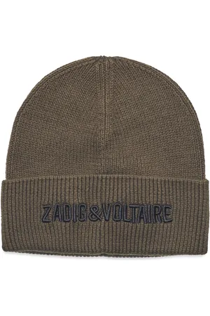 Zadig & Voltaire Pull On Hat Accessories Headwear Hats Beanie Khaki Green