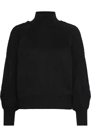 Minus Msvera High Neck Knit Pullover Tops Knitwear Jumpers Black