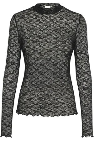 Kaffe Kajolia Ls Blouse Tops T-shirts & Tops Long-sleeved Black