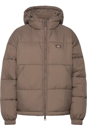 Dickies Alatna Over D Puffer Foret Jakke Brown
