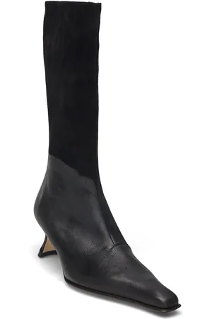 Miista Rilla Black Degrade Boots Shoes Boots Ankle Boots Ankle Boots With Heel Black