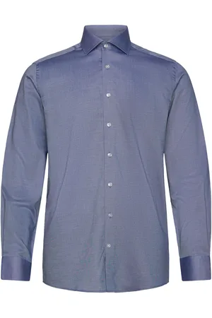 Bruun & Stengade Bs Ingles Modern Fit Shirt Tops Shirts Business Blue