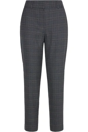 Fiveunits Kaisafv Ankle Bottoms Trousers Straight Leg Blue