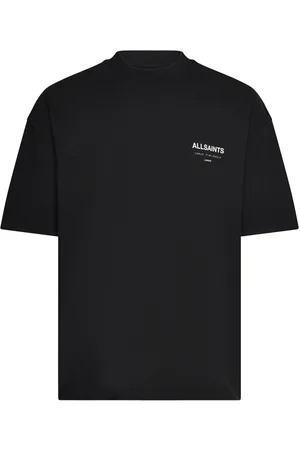 AllSaints Underground Ss Crew Tops T-Kortærmet Skjorte Black