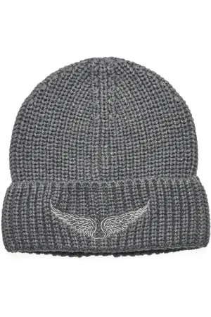 Zadig & Voltaire Pull On Hat Accessories Headwear Hats Beanie Grey