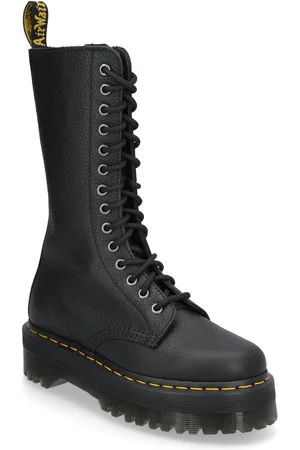 Dr. Martens 1B99 Quad Black Pisa Shoes Boots Ankle Boots Ankle Boots Flat Heel Black
