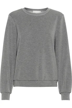 My Essential Wardrobe 23 The Sweat Blouse Tops Sweatshirts & Hoodies Sweatshirts Grey