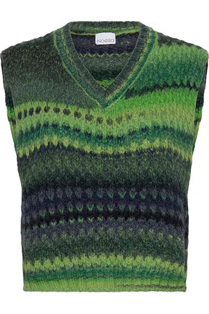 Noella Gio Knit Vest Vests Knitted Vests Green