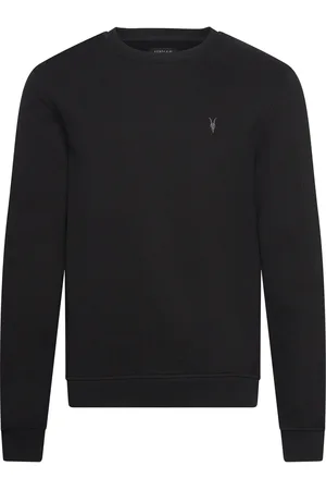 AllSaints Raven Crew Tops Sweatshirts & Hoodies Sweatshirts Black