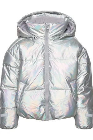 Lindex Jacket Puffer Foret Jakke Silver