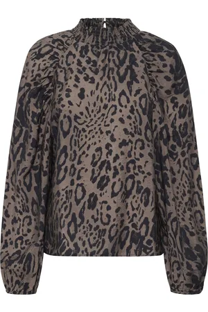 Kaffe Kajemma Blouse Tops Blouses Long-sleeved Brown