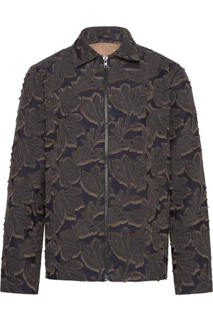 Rue de Tokyo Claus Japanese Fil De Coupe Tynd Jakke Navy