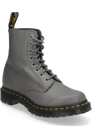 Dr. Martens 1460 Pascal Gunmetal Virginia Shoes Boots Ankle Boots Ankle Boots Flat Heel Grey