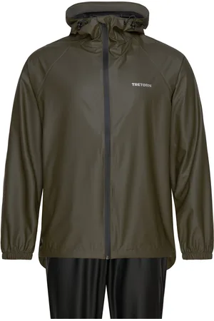 Tretorn Packable Rainbreaker Set Outerwear Rainwear Rain Coats Khaki Green