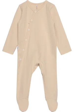 Gugguu Baby Full Bodysuit Langærmet Body Beige