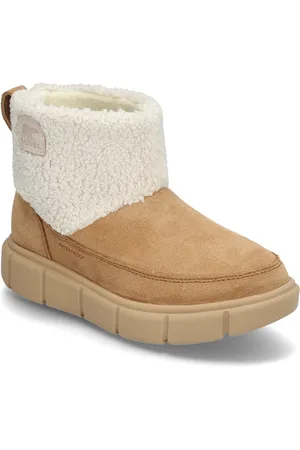 sorel Youth Explorer Iii Slip-On Czy Wp Vinterstøvler Pull On Beige