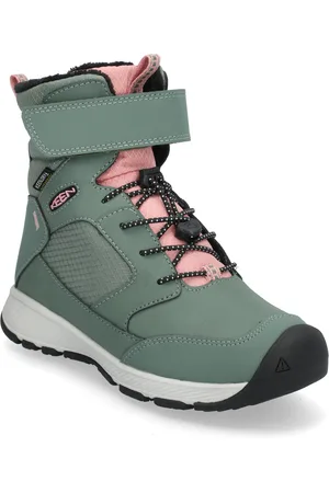 Keen Ke Skua Winter Wp Y-Dark Forest-Rose Elegan Vinterstøvler Med Burrebånd Green