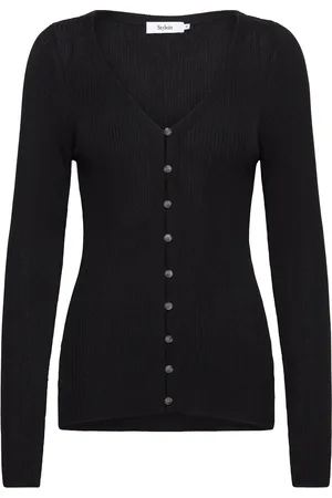 Stylein Perline Cardigan Tops Knitwear Cardigans Black