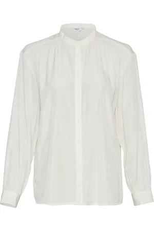 MSCH Mschmiranda Shirt Tops Shirts Long-sleeved Cream