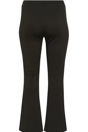 Kaffe Kcjenna Flared Leggings Bottoms Trousers Flared Black
