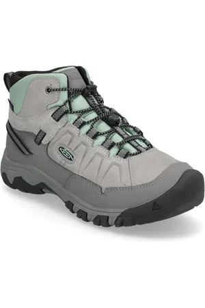 Keen Ke Targhee Iv Mid Wp Y-Alloy-Granite Green Vinterstøvler Med Snøre Grey