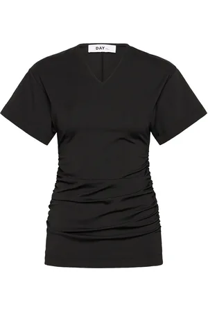 DAY Birger et Mikkelsen Braxton - Modern Interlock Tops T-shirts & Tops Short-sleeved Black