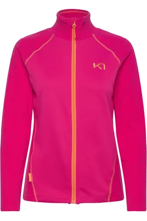 Kari Traa Kari F/Z Fleece Sport Sweatshirts & Hoodies Fleeces & Midlayers Pink