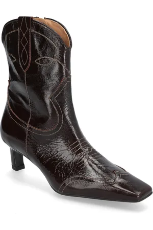 Billi Bi Booties Shoes Boots Ankle Boots Ankle Boots With Heel Brown