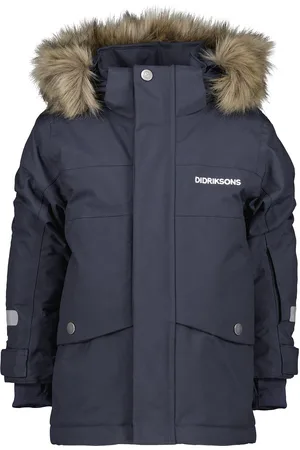 Didriksons Bjärven Kids Parka 3 Parka Jakke Navy