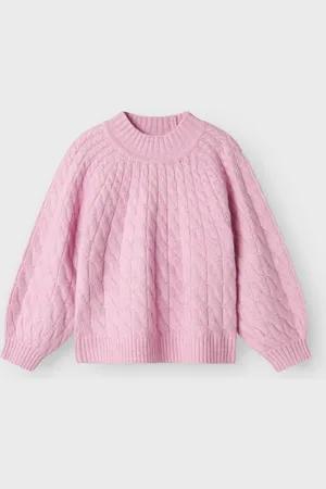 NAME IT Nkfnadalie Ls Knit Tops Knitwear Pullovers Pink