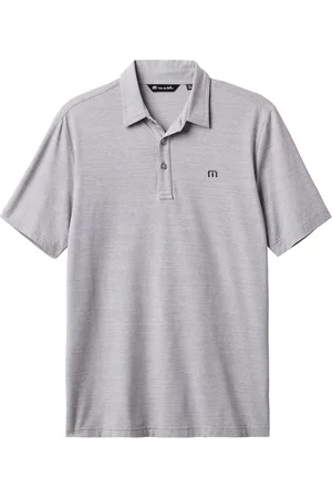 Travis Mathew The Heater Sport Men Sport Clothing Sport Tops Sport Polos Sport Short-sleeved Polos Grey