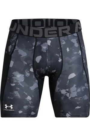 Under Armour Ua Hg Armour Prtd Comp Sts Sport Men Sport Clothing Sport Tights Sport Training Tights Black