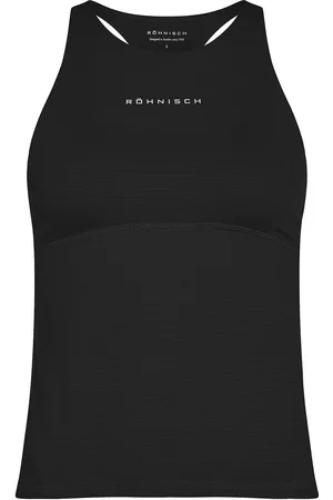 Röhnisch Jacquard Tank Sport Women Sport Clothing Sports Tops & T-shirts Sport Tank Tops Black