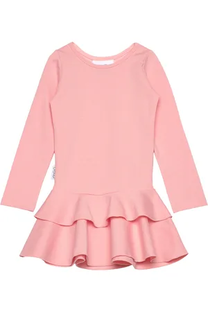 Gugguu Frilla Dress Dresses & Skirts Dresses Casual Dresses Long-sleeved Casual Dresses Pink