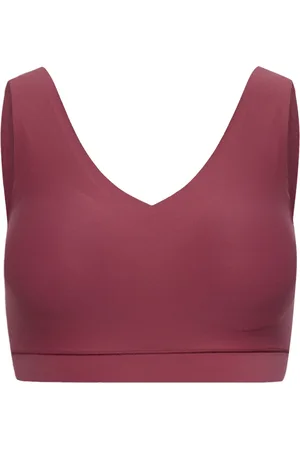 Chantelle Soft Stretch V-Neck Padded Top Designers Bras & Tops Soft Bras Tank Top Bras Pink
