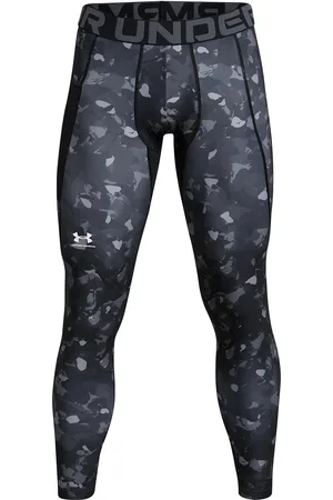 Under Armour Ua Hg Armour Prtd Lgs Sport Men Sport Clothing Sport Tights Sport Training Tights Black