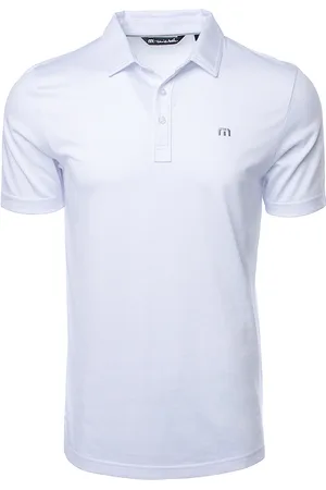 Travis Mathew The Zinna Sport Men Sport Clothing Sport Tops Sport Polos Sport Short-sleeved Polos White