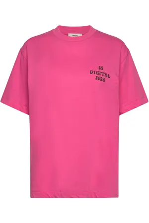 Mads Norgaard Single Organic Dassel Tee Tops T-shirts & Tops Short-sleeved Pink
